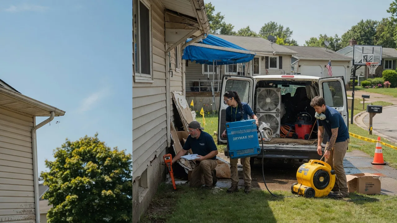 Ceiling Leak Cleanup in Oakland City, IN near me